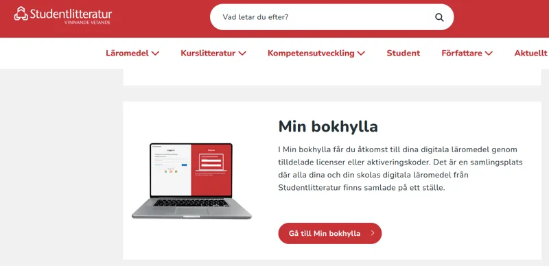 Min bokhylla
