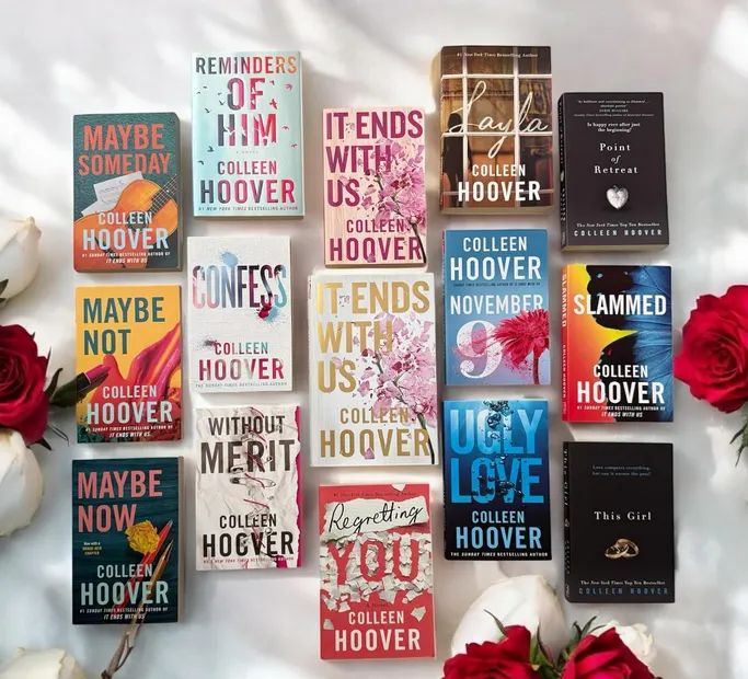 Colleen Hoover böcker i ordning